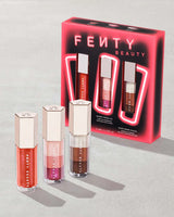 Fenty Beauty Glossy Posse VIII 3-Piece Lip Luminizer Set – High-Shine Lip Gloss Trio for Juicy, Luminous Lips