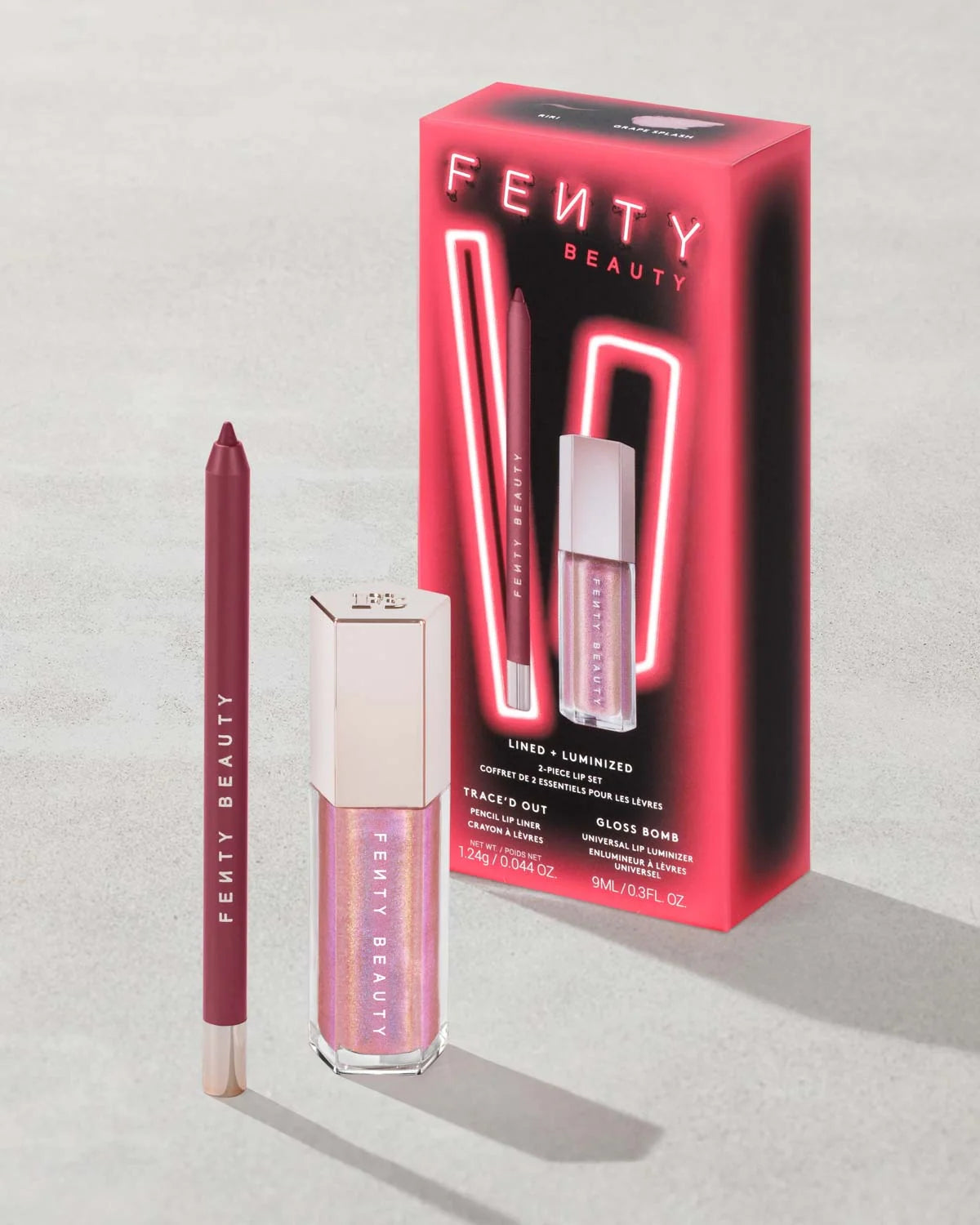 Fenty Beauty Lined + Luminized 2-Piece Lip Set
