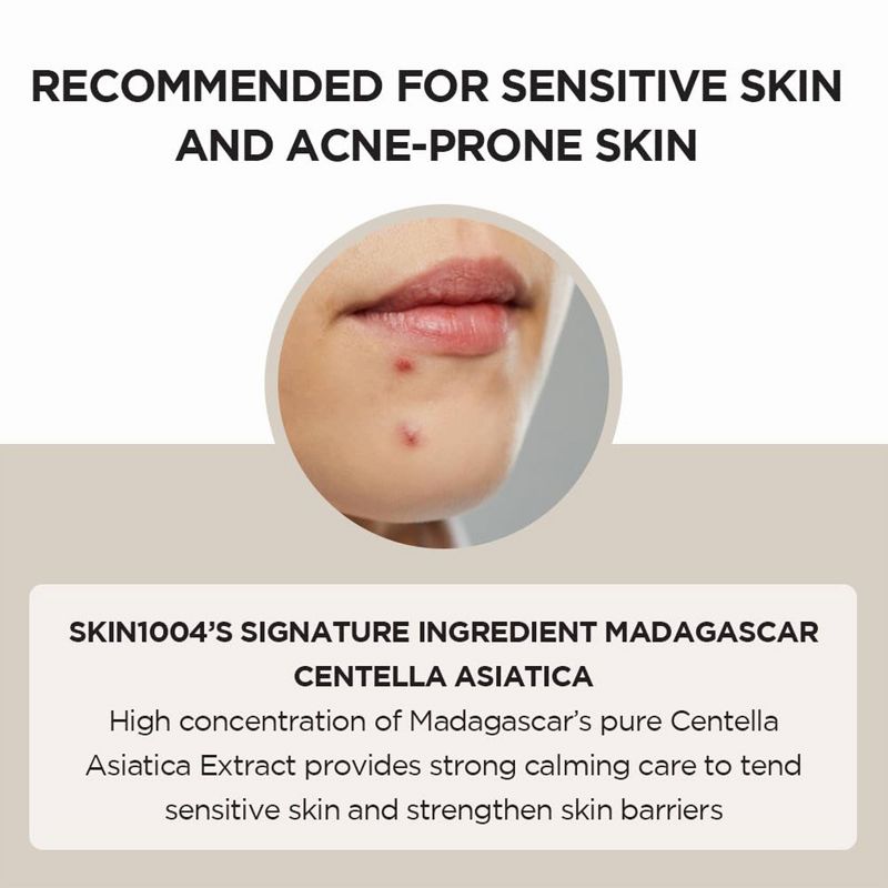SKIN1004 Madagascar Centella Ampoule Korean Skincare for Soothing and Healing Sensitive Skin - 55ml - Khayest