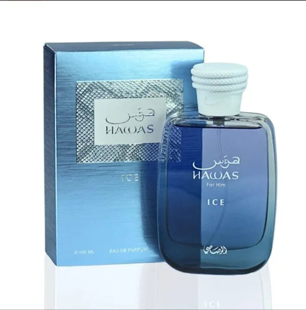 Hawas Ice By Rasasi EDP Perfume for Men 100ml - Khayest