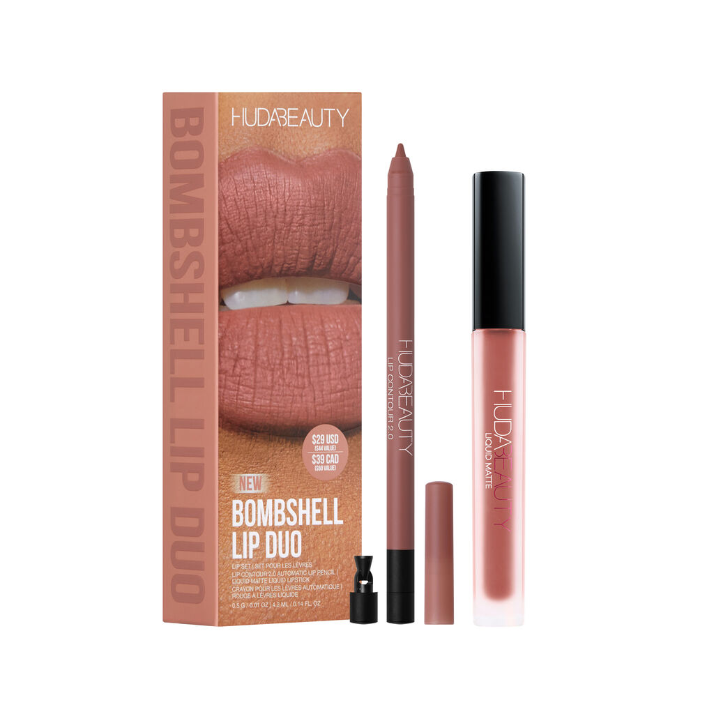 Huda Beauty Bombshell Lip Duo - Khayest