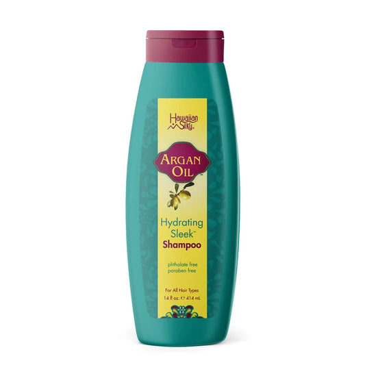 Hawaiian Silky Argan Oil Hydrating Sleek Shampoo+Conditioner 414ml