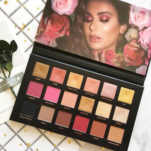 Huda Beauty Rose Gold Remastered Eyeshadow Palette - Khayest