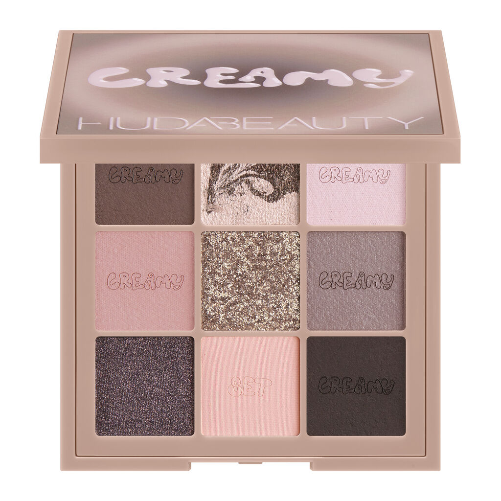 Huda Beauty Creamy Obsessions Eyeshadow Palette Greige - Khayest