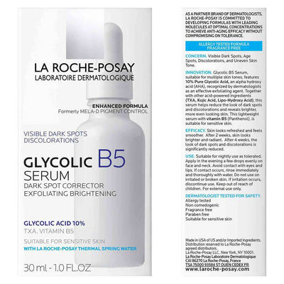 La Roche posay Glycolic B5 Face Serum 30ml - Khayest