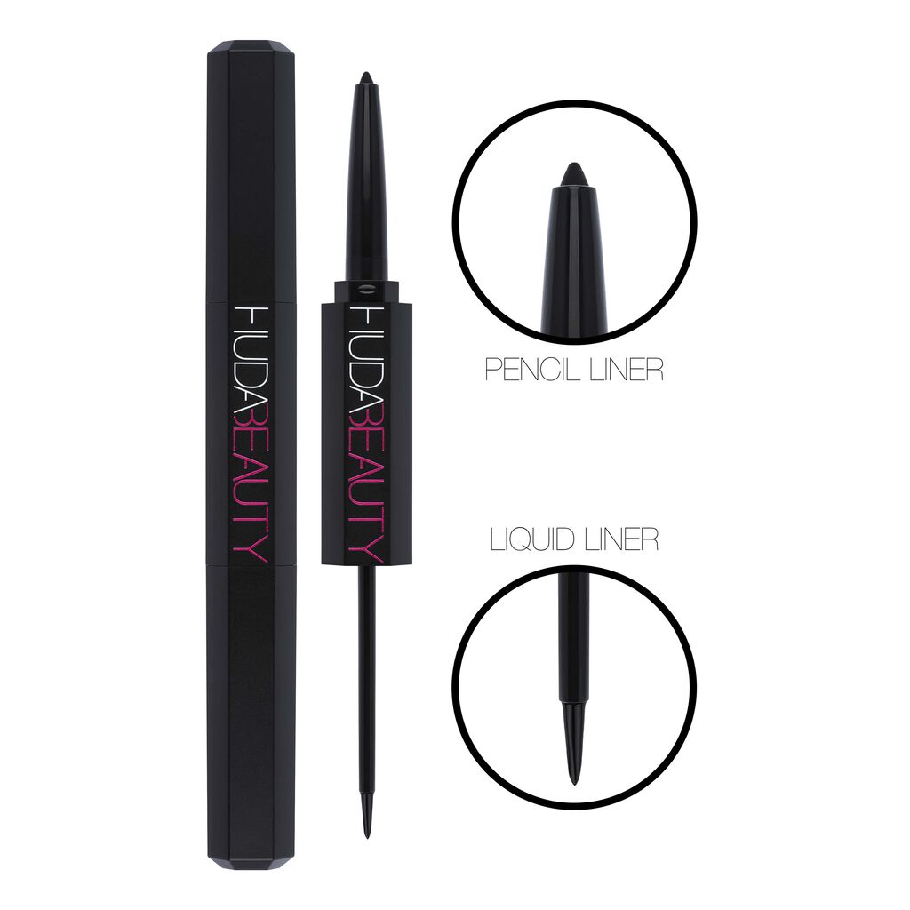 Huda Beauty Life Liner Double Ended Eyeliner Liquid and Pencil - Khayest
