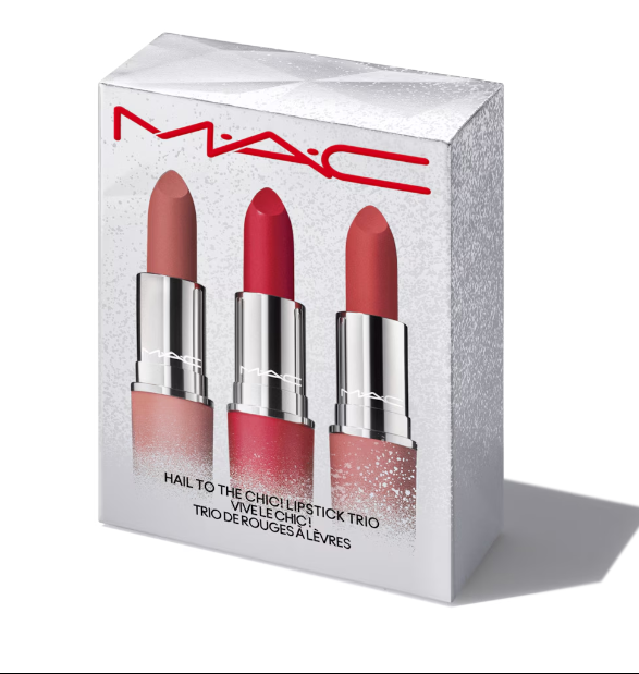 MAC Hail To The Chic Lipstick Trio Set - Khayest