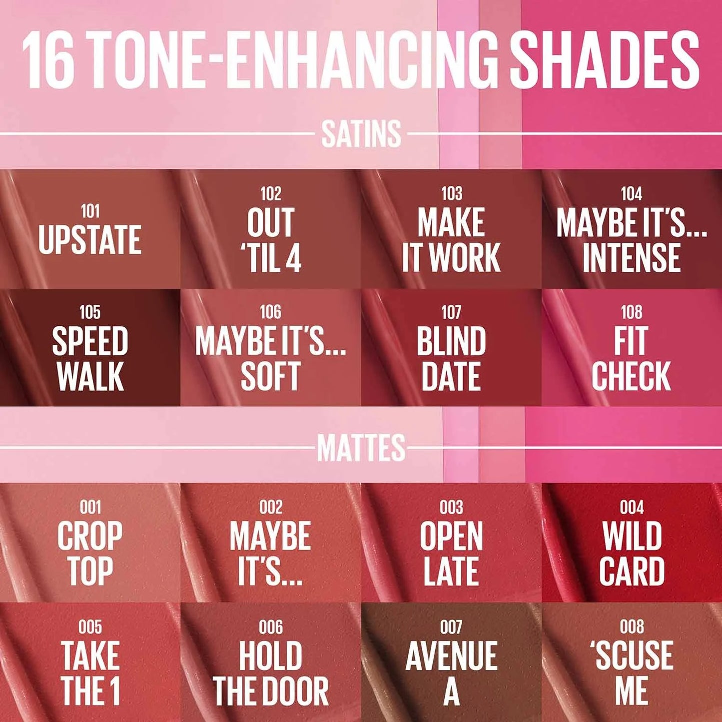Maybelline Moisturizing Serum Lipstick-mattes & satins