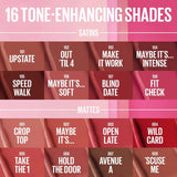Maybelline Moisturizing Serum Lipstick-mattes & satins