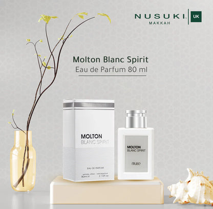 Molton Blanc Spirit EDP Perfume for Men 80ml - Khayest