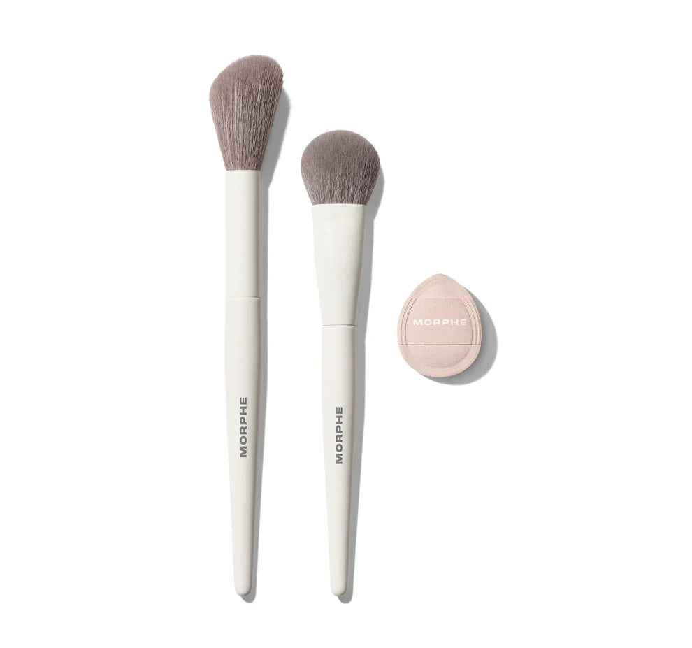 Morphe Blush Layering Tool Trio Brush Kit