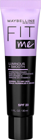 Maybelline Fit Me Luminous + Smooth Face Primer 30ml - For Normal to Dry Skin