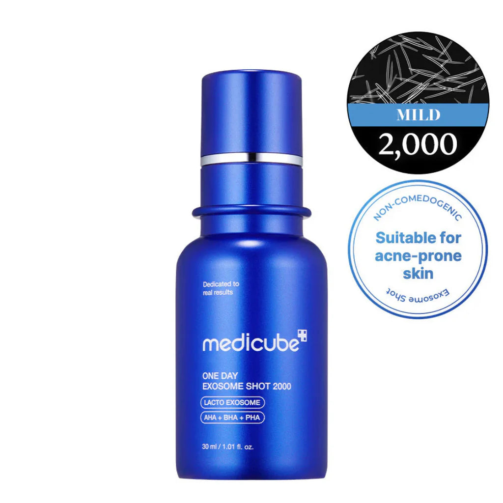 Medicube One Day Exosome Shot Pore Ampoule 2000 Face Serum 30ml - Khayest