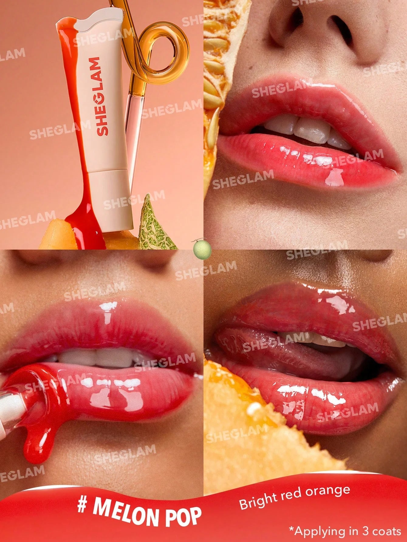 Sheglam-Crystal-Glaze-Moisturising Lip-Care-Balm-10ml-three-lips-close-up