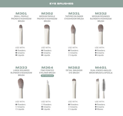 Morphe, Ready, Set, Pro 16-Piece Face & Eye Brush Set from