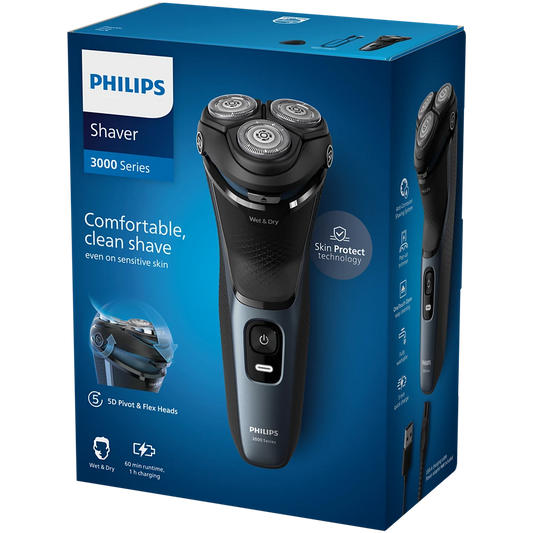 Philips Shaver 3000 Series Comfortable Clean Shave