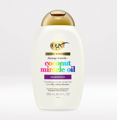 OGX Damage Remedy + Coconut Miracle Oil Extra Strength Hair Shampoo 385ml - Khayest