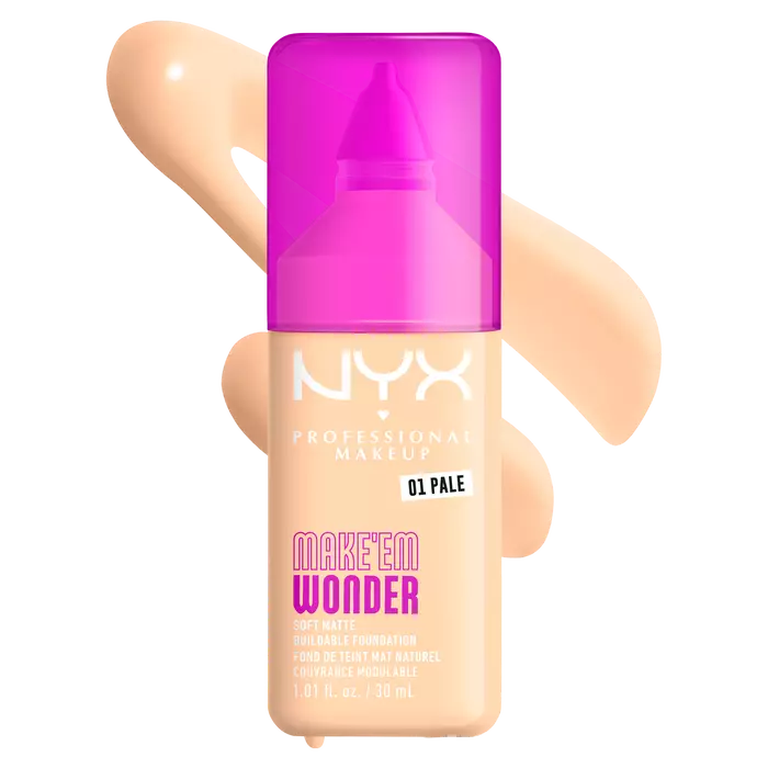NYX Professional Makeup Make ’Em Wonder Soft Matte Buildable Foundation