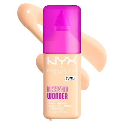 NYX Professional Makeup Make ’Em Wonder Soft Matte Buildable Foundation