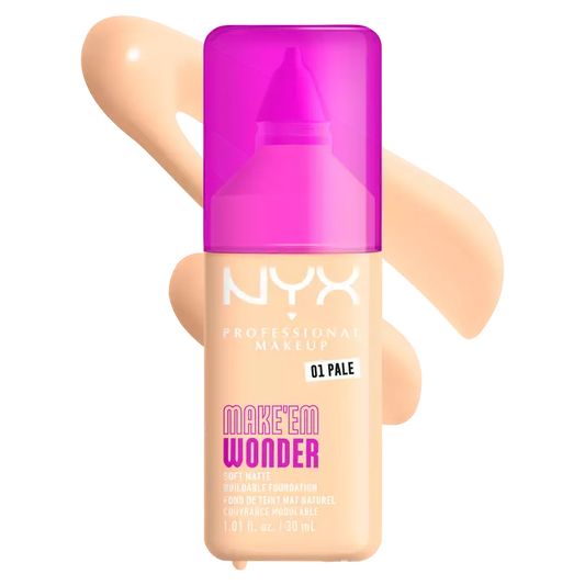 NYX Professional Makeup Make ’Em Wonder Soft Matte Buildable Foundation