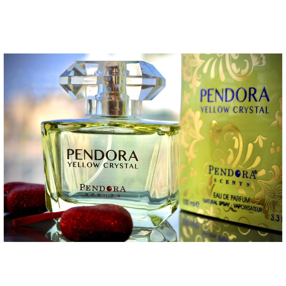 Pendora Yellow crystal EDP Perfume For Women 100ml - Khayest
