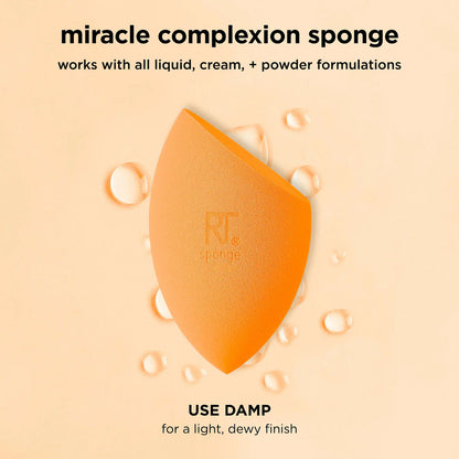 Real Techniques Miracle Complexion Beauty Blender Sponge 4 Pack techinque