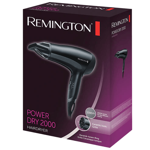 Remington Power Dry 2000 D3010 Hair Dryer - Khayest