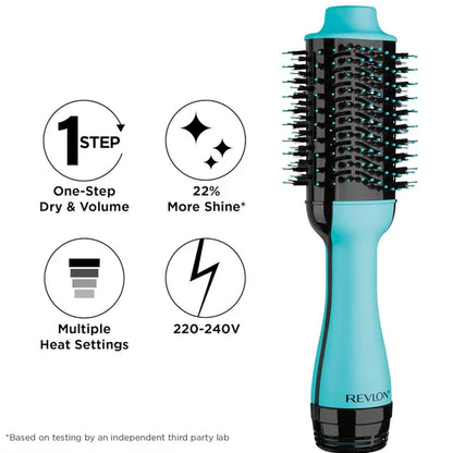 Revlon One Step Hair Dryer and Volumiser – Mint Edition