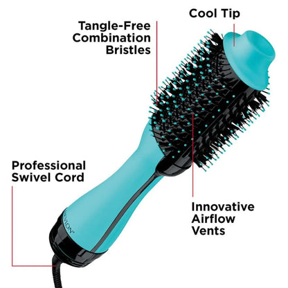 Revlon One Step Hair Dryer and Volumiser – Mint Edition