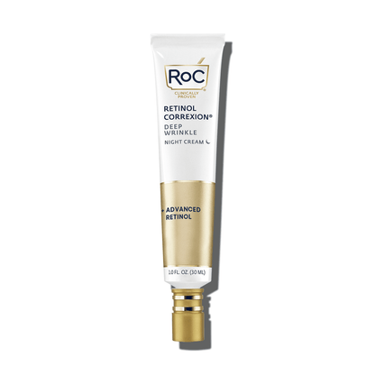 Roc Retinol Correxion Reduces Lines & Deep Wrinkles Night Cream, 1oz - Khayest