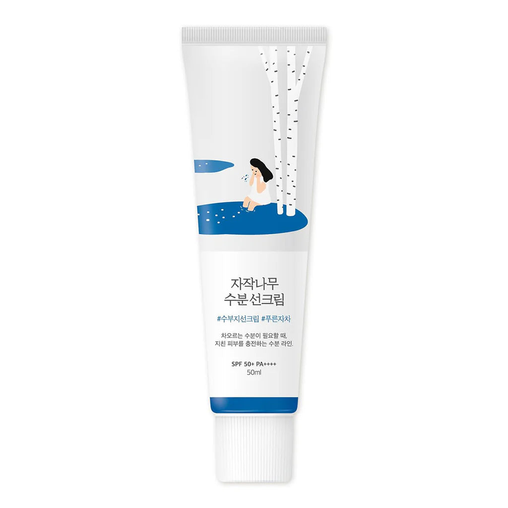 Round Lab Birch Juice Face Moisturizing Sunscreen SPF50+ PA++++ - Khayest