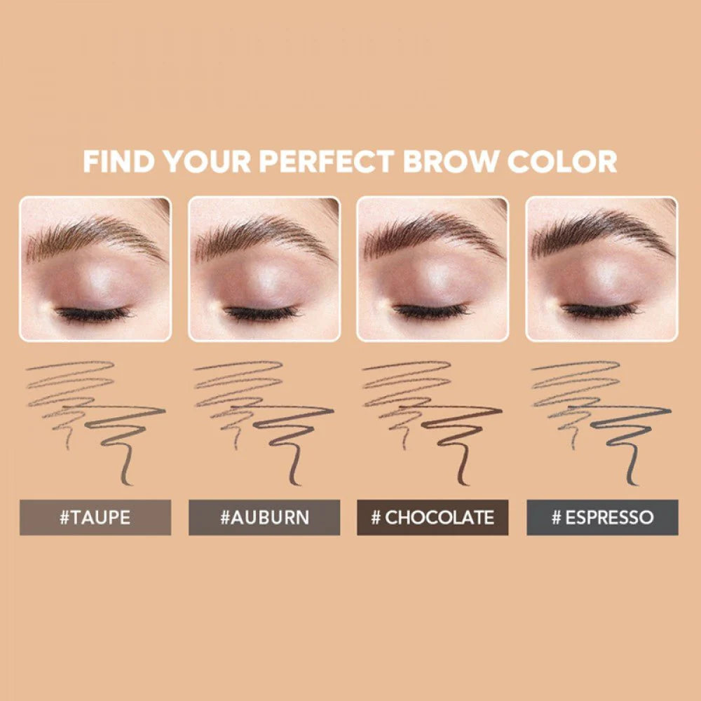 Sheglam Brows On Demand 2 in 1 Brown Eye Liner Pencil - Khayest