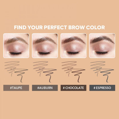 Sheglam Brows On Demand 2 in 1 Brown Eye Liner Pencil - Khayest