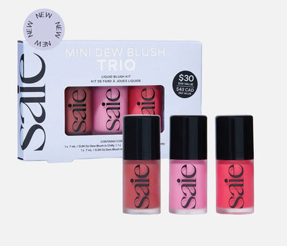Saie Mini Dew Blush Trio Liquid Blush Kit - Khayest