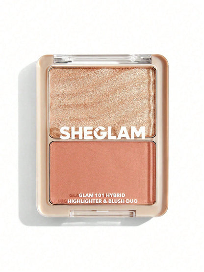 SHEGLAM Glam 101 Hybrid Highlighter & Blush Duo