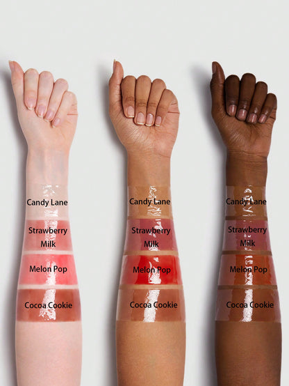 Sheglam-Crystal-Glaze-Moisturising Lip-Care-Balm-10ml-three-arms-showing-different-shades