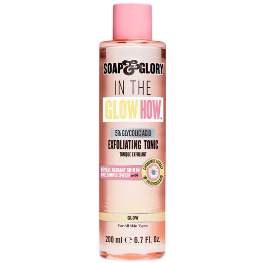 In The Glow How' 5% Glycolic Acid Face Exfoliator Tonic - Khayest