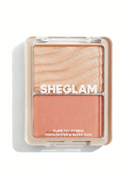 SHEGLAM Glam 101 Hybrid Highlighter & Blush Duo