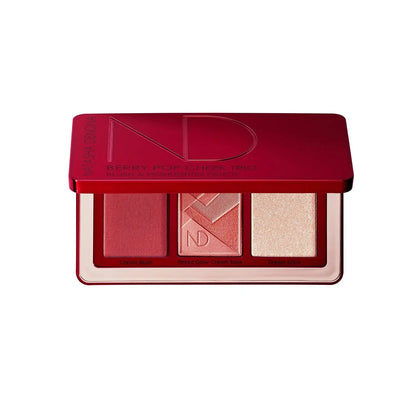 Natasha Denona Berry Pop Cheek Trio Blush and Highlighter Palette