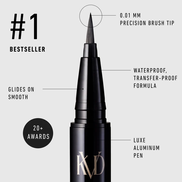 KVD Beauty Tattoo Liner Waterproof Liquid Eyeliner – Trooper Black 10
