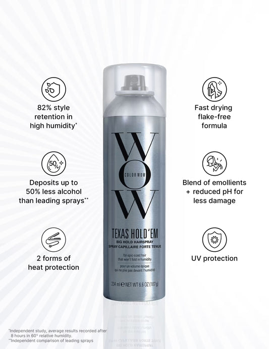 Color Wow Texas Hold 'Em Big Hold Hairspray 234ml - Khayest