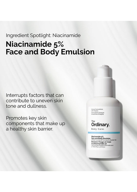The Ordinary Niacinamide 5% Face and Body Emulsion 100ml ingredients