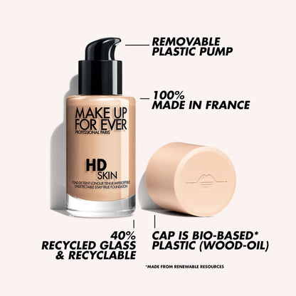 MAKE UP FOR EVER  HD Skin Undetectable Longwear Foundation 30ml - Khayest