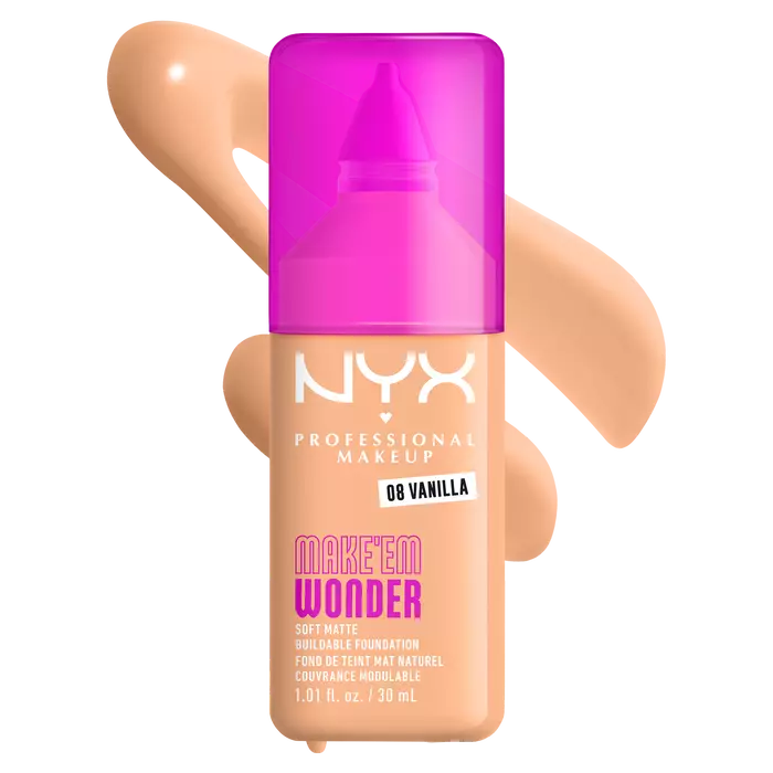 NYX Professional Makeup Make ’Em Wonder Soft Matte Buildable Foundation