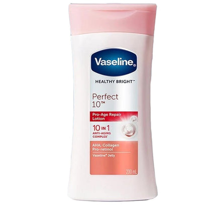 Vaseline Healthy Bright perfect 10tm Pro Age Repair Lotion 200Ml - Khayest