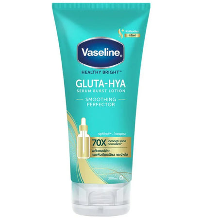 Vaseline Gluta-Hya Serum Burst Lotion Smoothing Perfector 300ml - Khayest