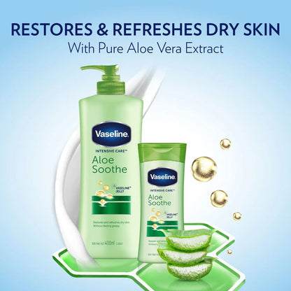 Vaseline Intensive Care Aloe Soothe Vaseline Jelly 400Ml - Khayest