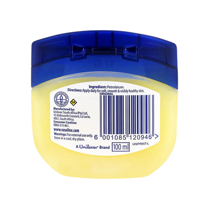 Vaseline Blueseal Pure Petroleum Jelly Original (100ml) - Khayest