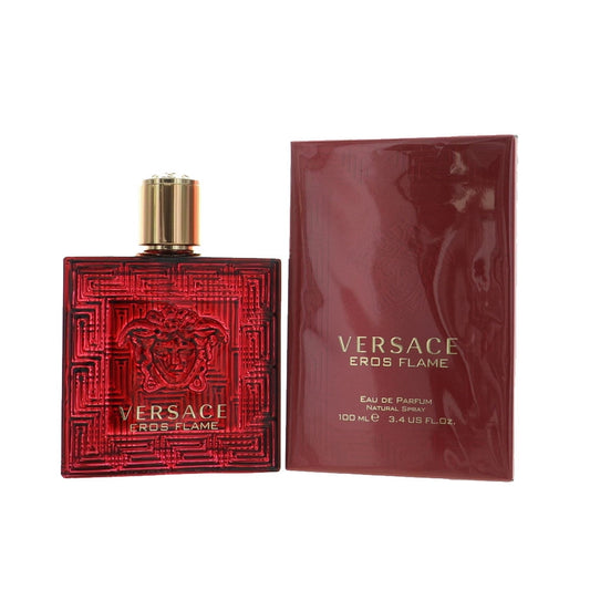 Versace Eros Flame EDP Perfume for Men 100ml box and bottle