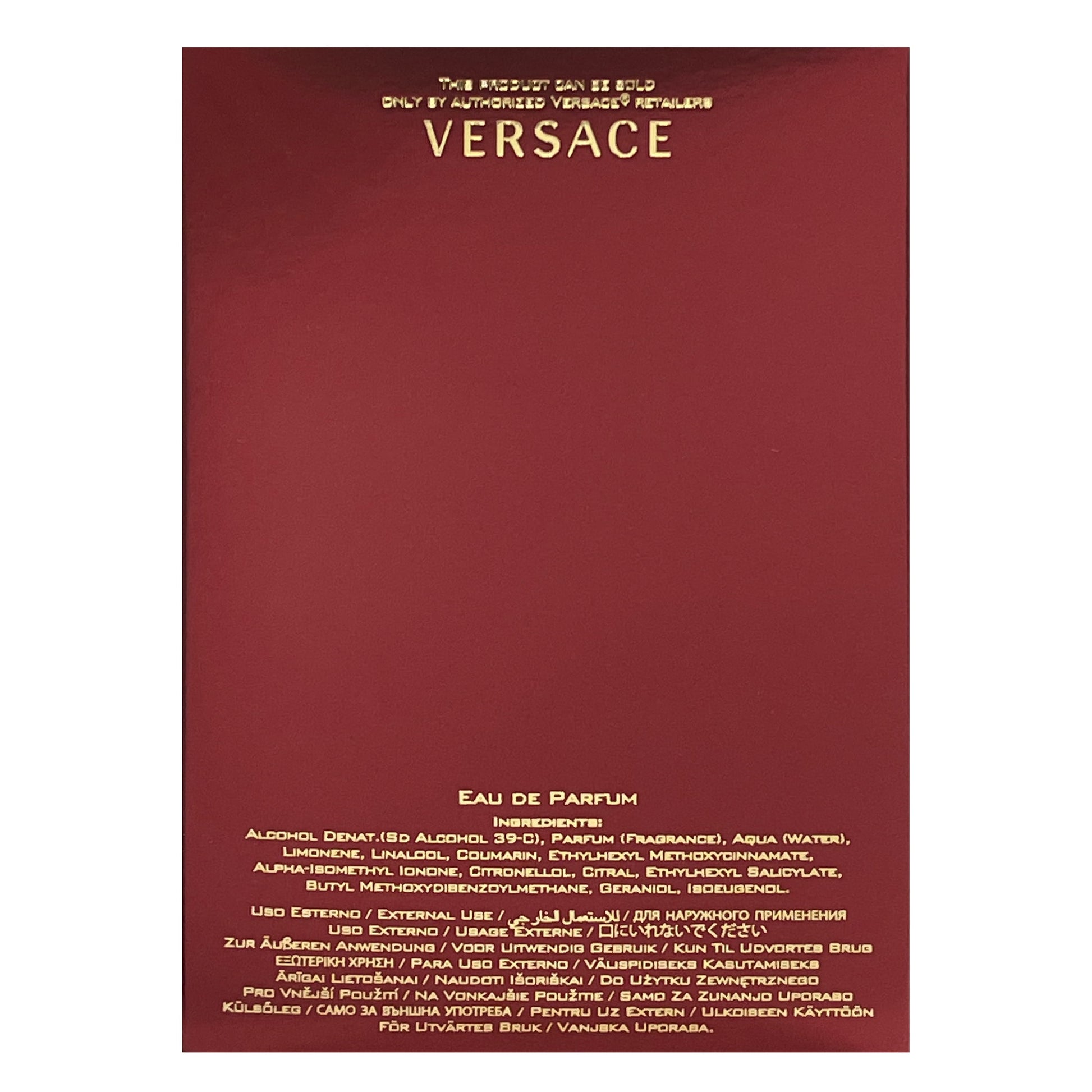 Versace Eros Flame EDP Perfume for Men 100ml box back